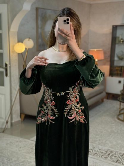 فستان ديفا أخضر🦋