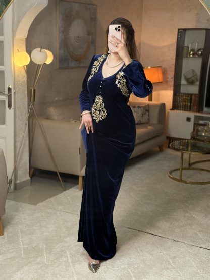 فستان الاميرة أزرق