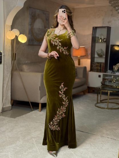 فستان الحورية مخضر🧜🏻‍♀️