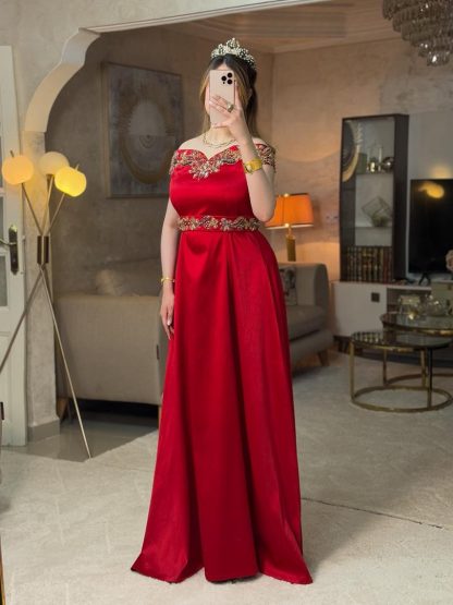 فستان شهرزاد أحمر⚜️