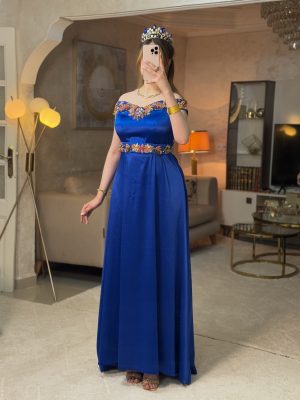 فستان شهرزاد أزرق