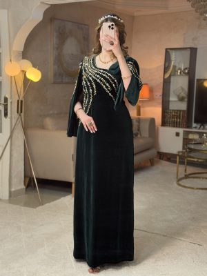 فستان الماس اخضر