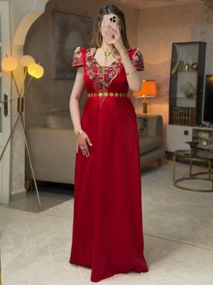 قندورة خيال حمراء