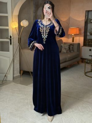 فستان فيروز- ازرق ملكي