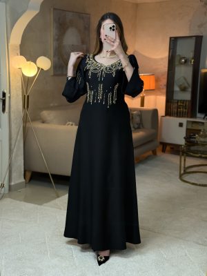 فستان جسور-اسود