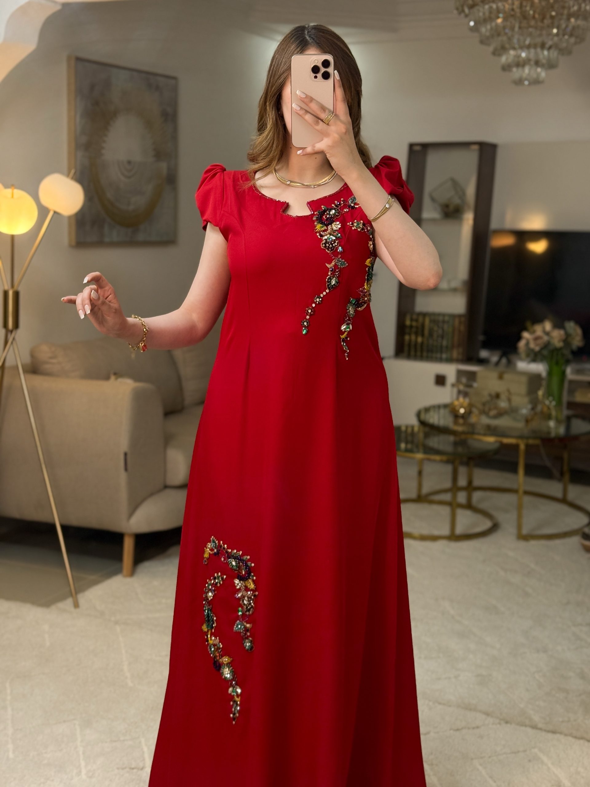 فستان لمسة احمر - Image 3