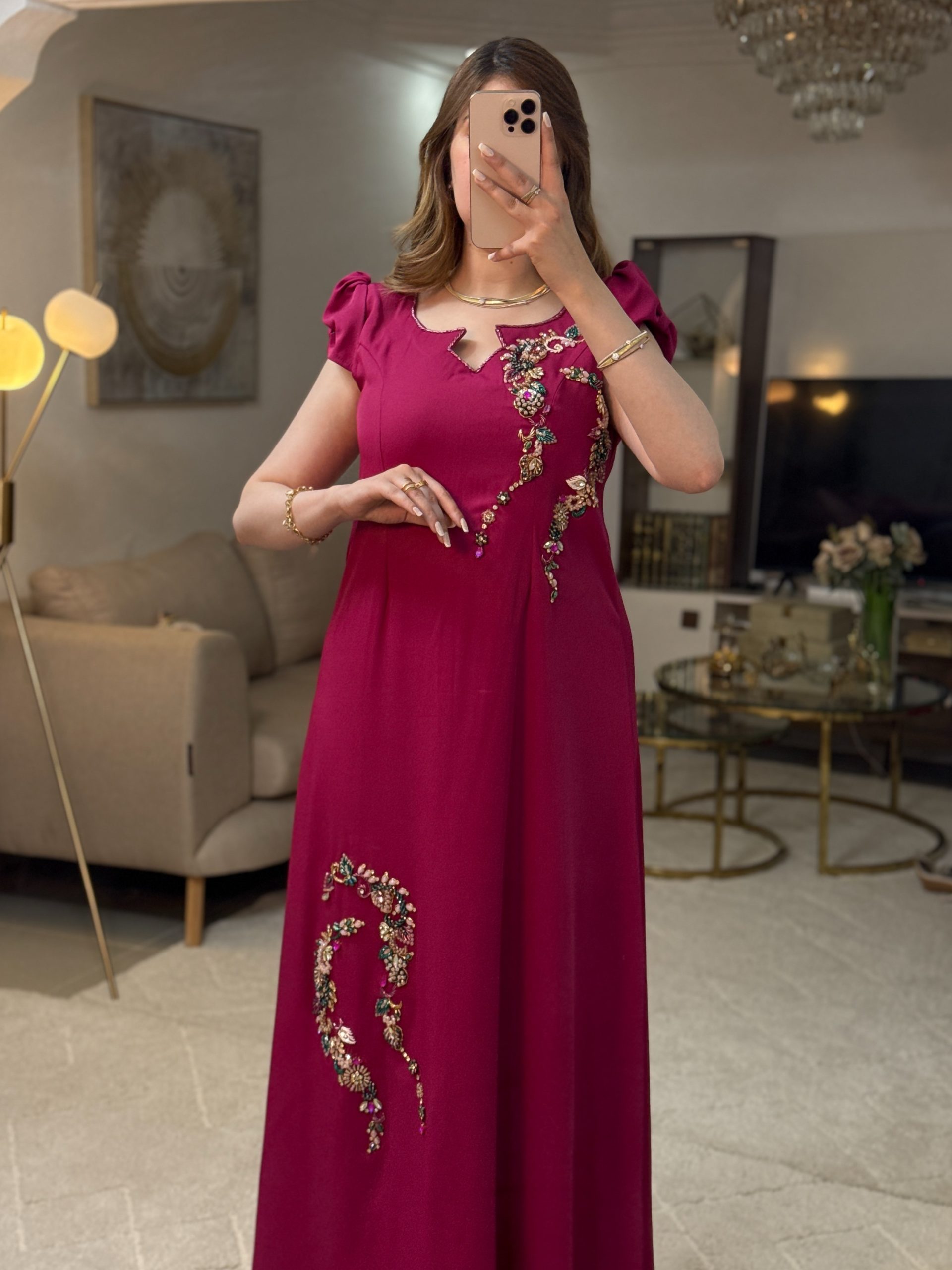 فستان لمسة فوشيا - Image 3