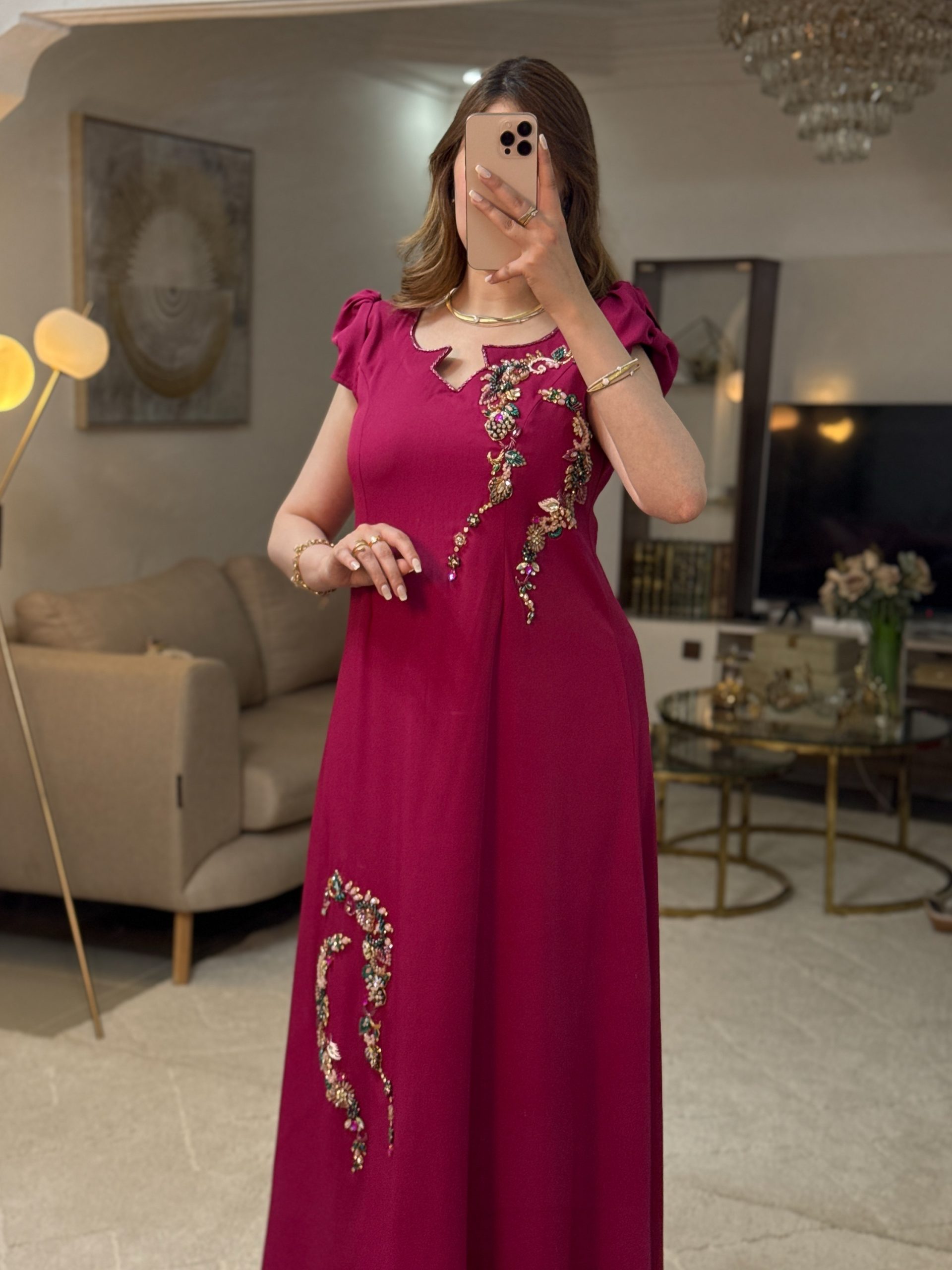 فستان لمسة فوشيا - Image 4