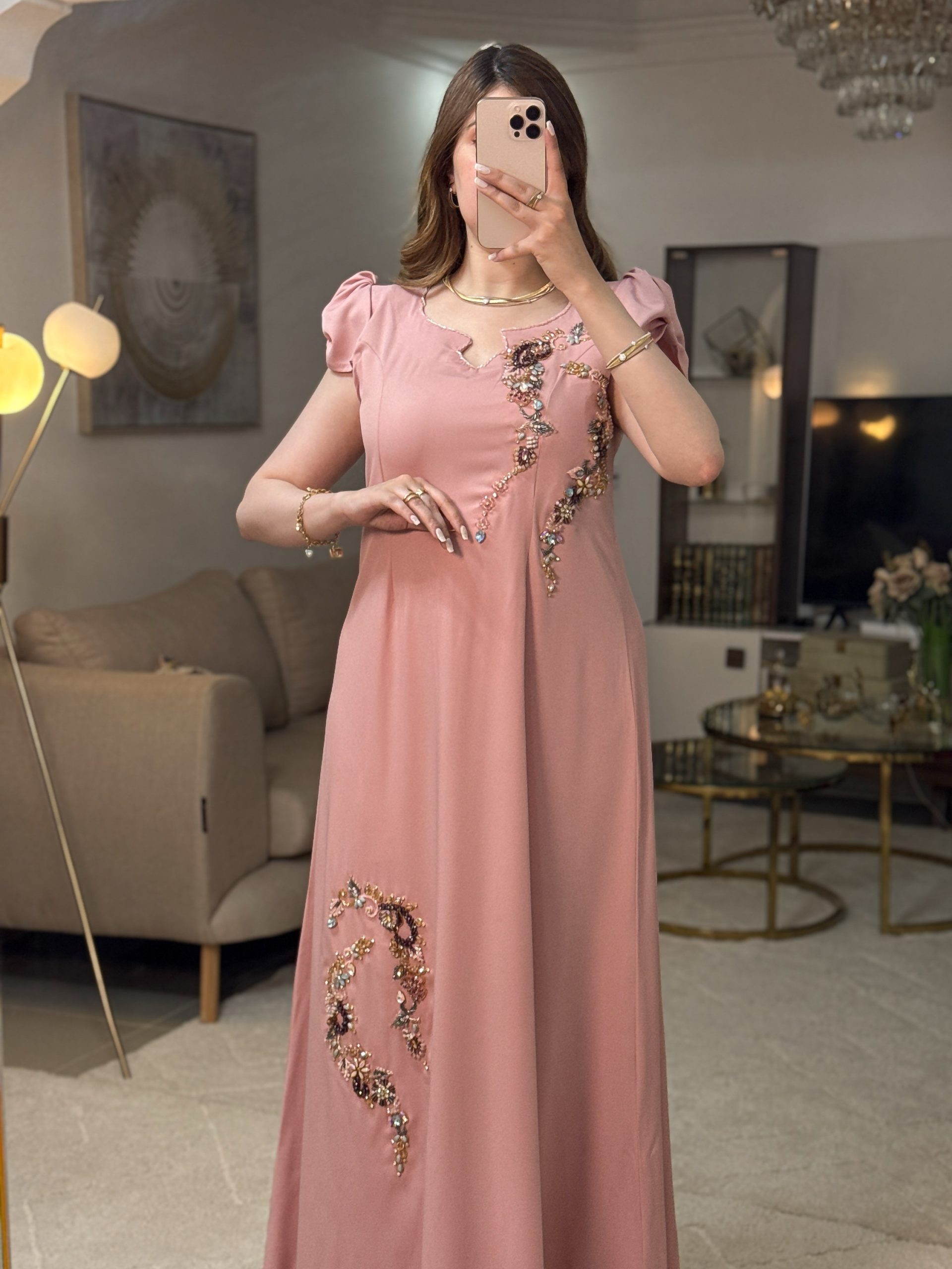 فستان لمسة زهري - Image 4