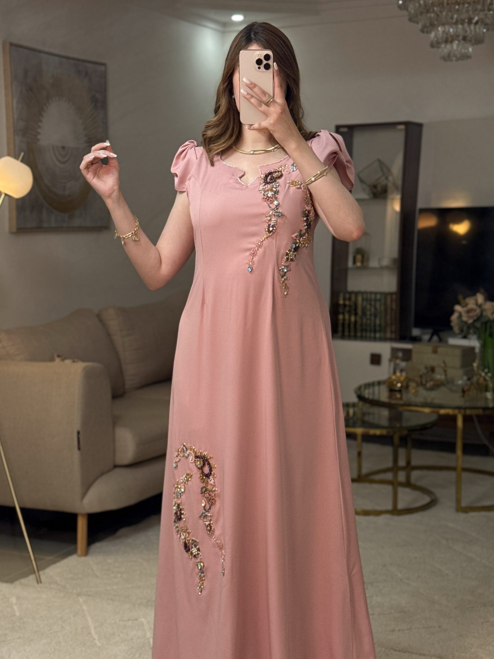 فستان لمسة زهري - Image 3