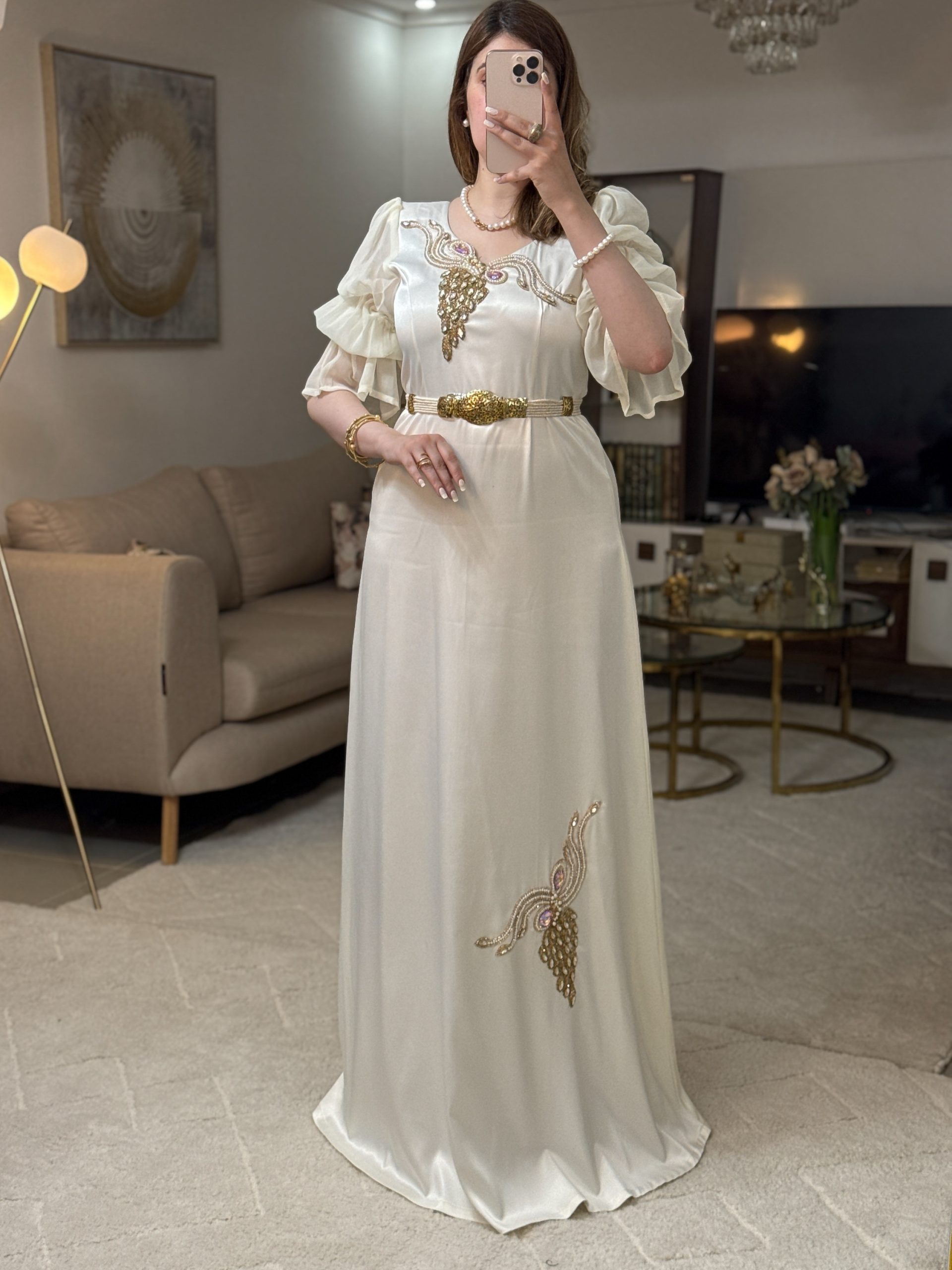 فستان الماسة ابيض - Image 2