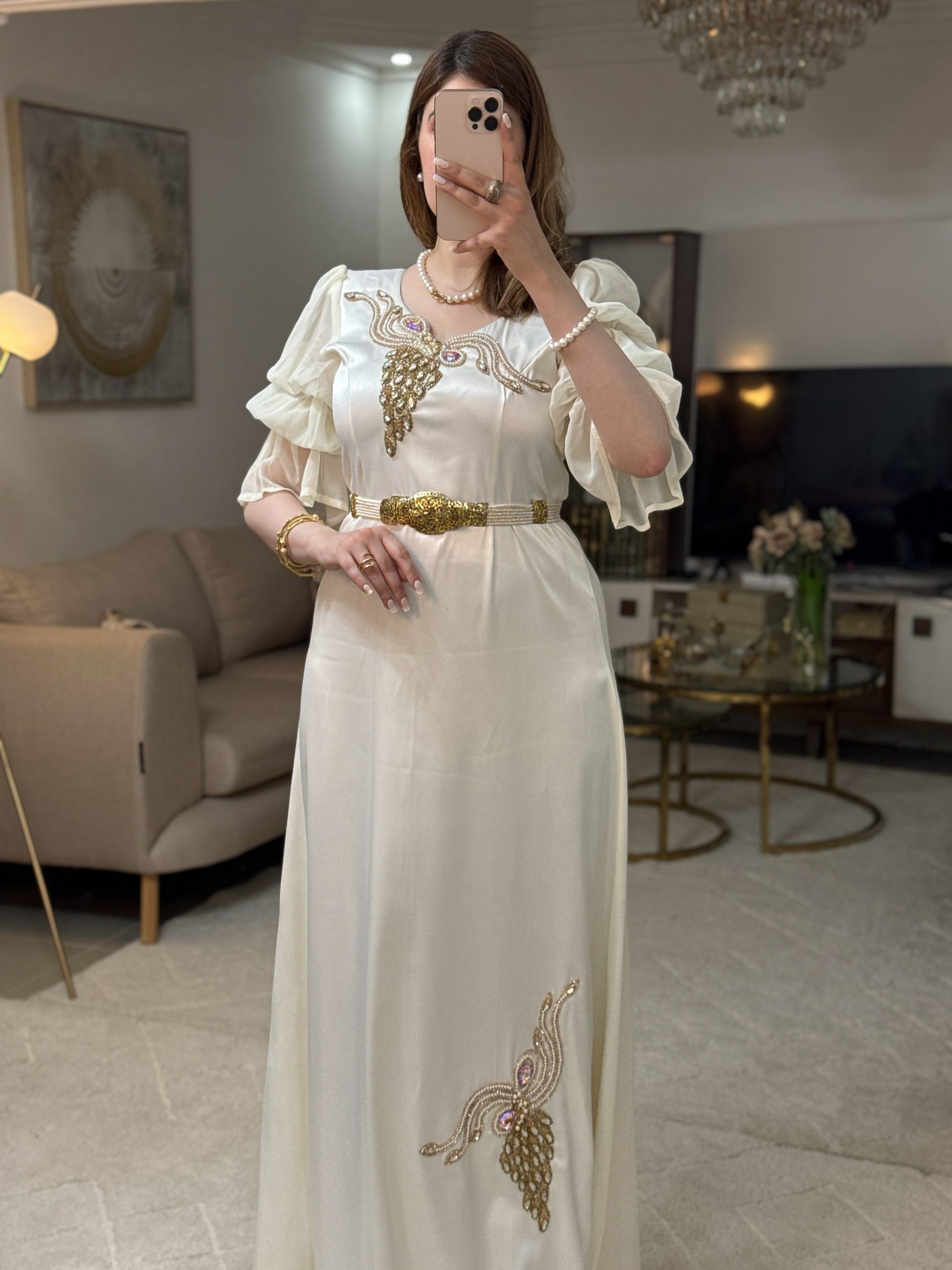 فستان الماسة ابيض - Image 3