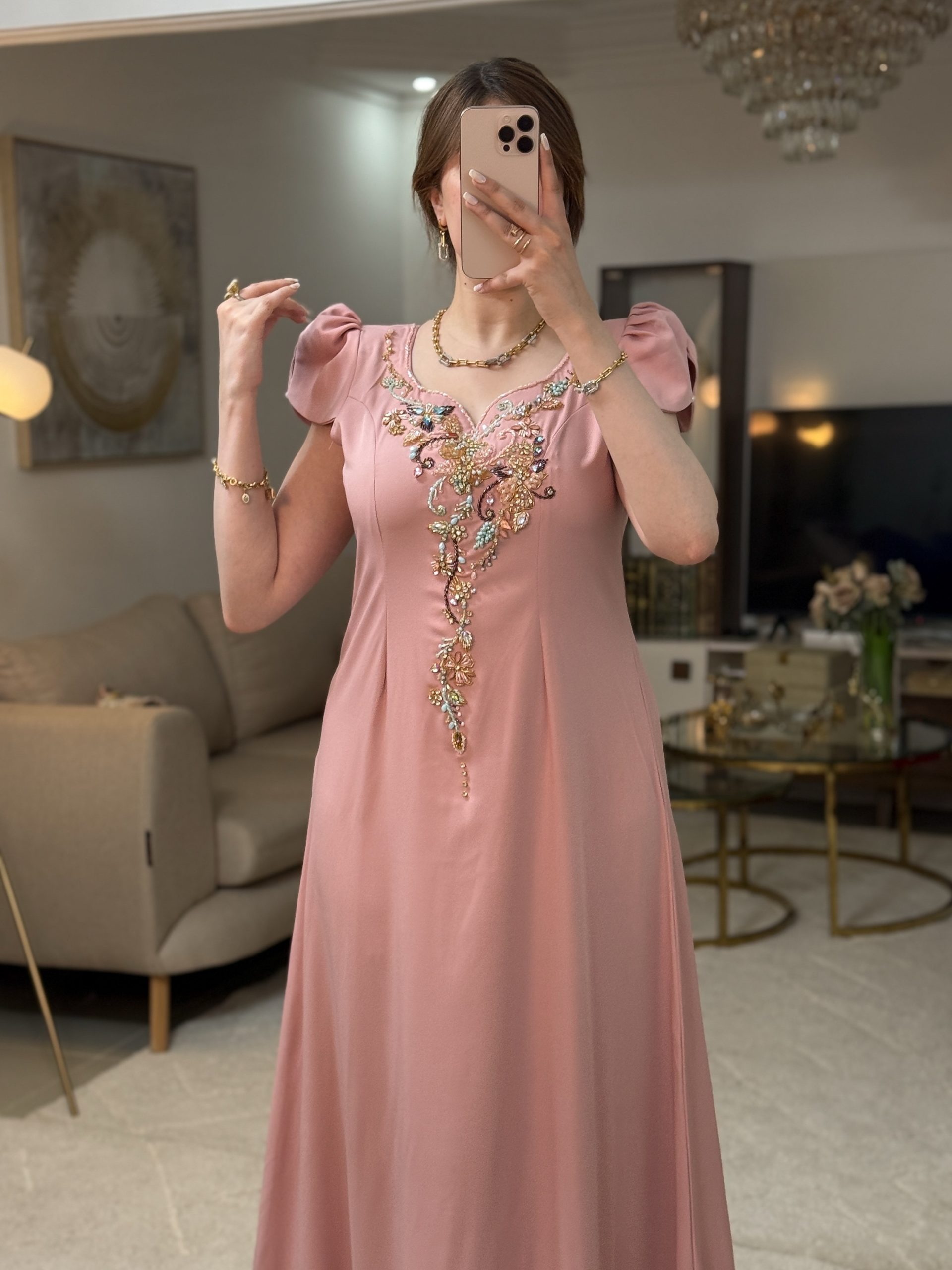 فستان فراشة زهري - Image 3