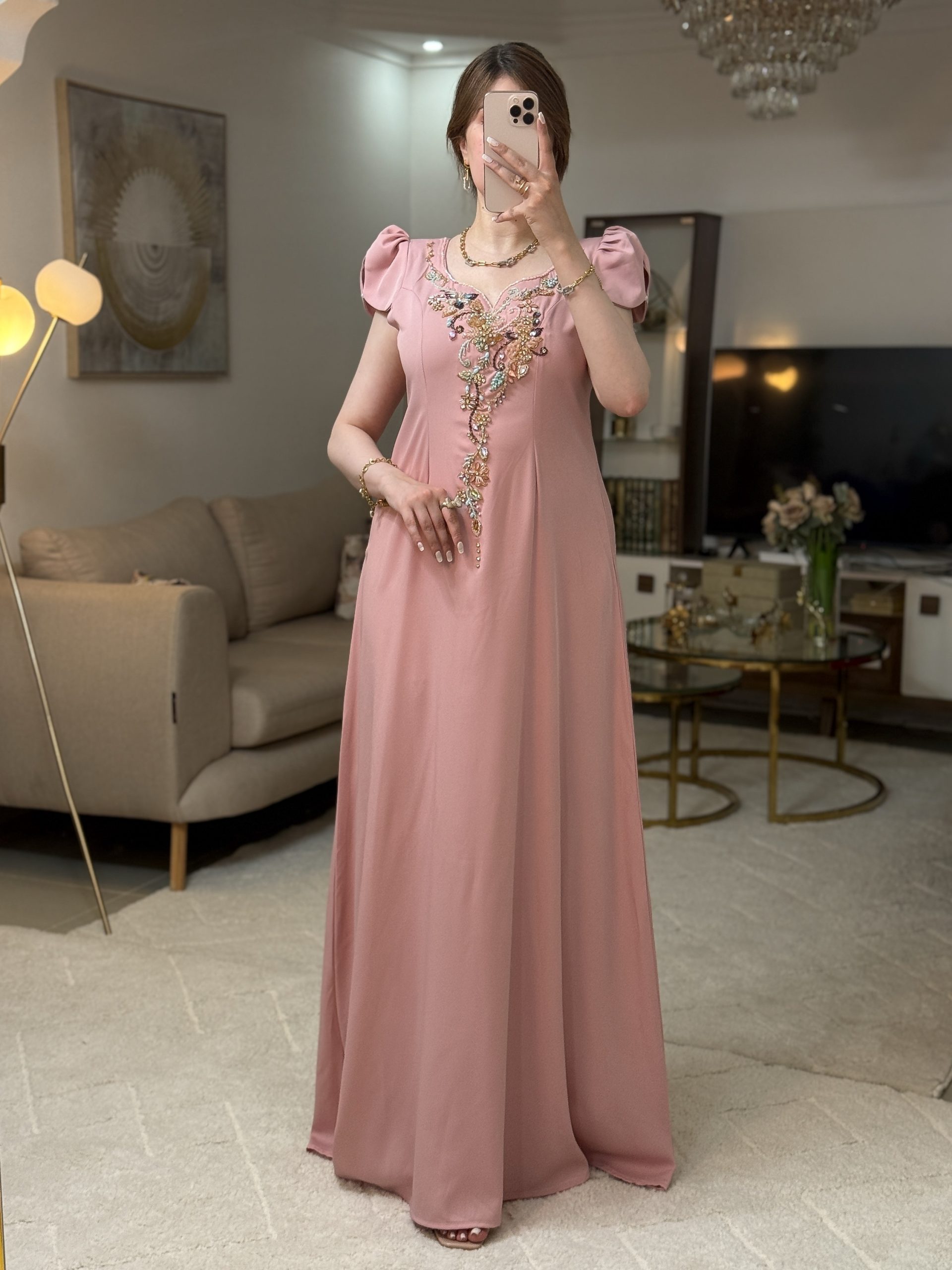 فستان فراشة زهري - Image 2