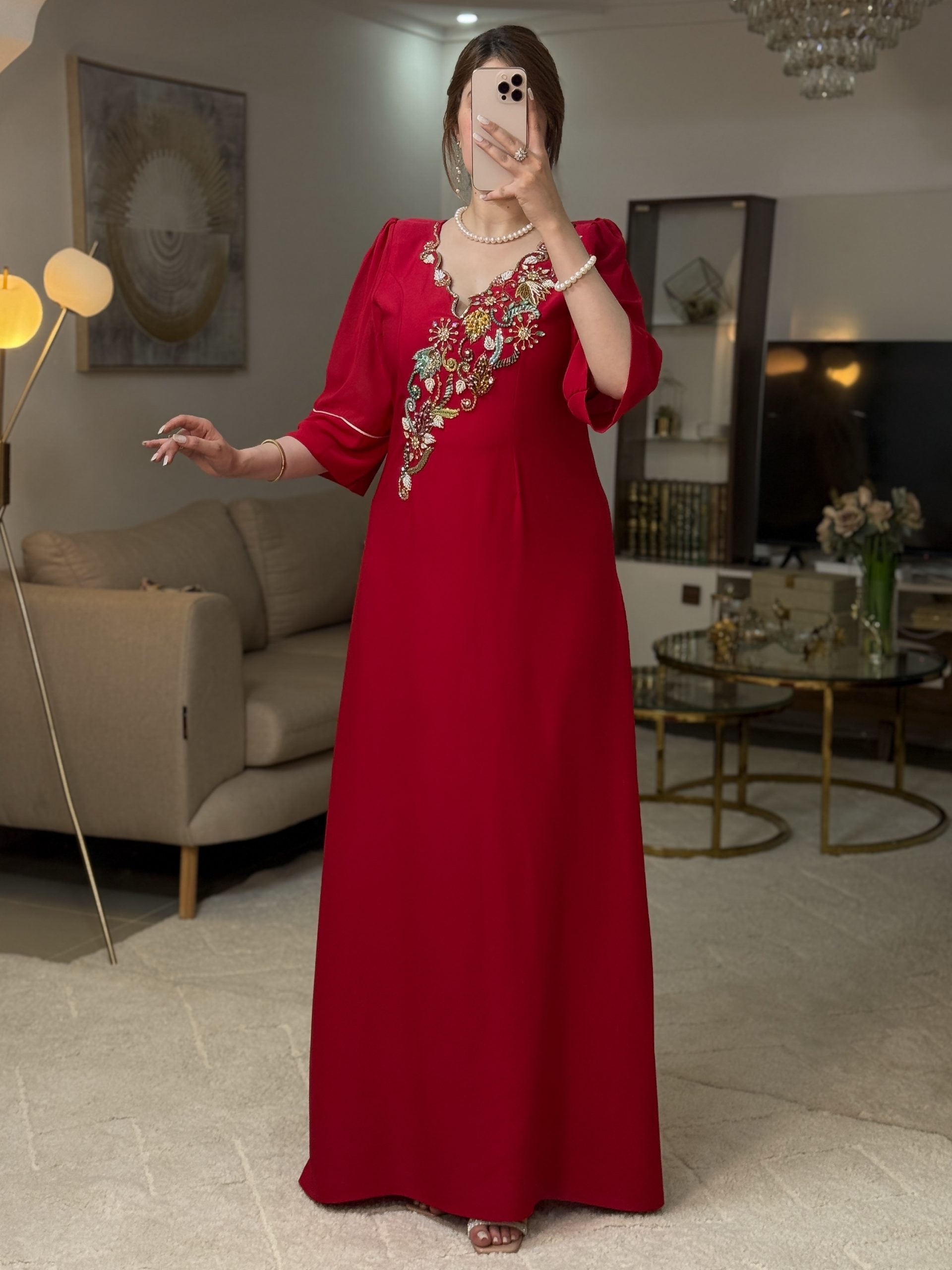 فستان رقة احمر - Image 2