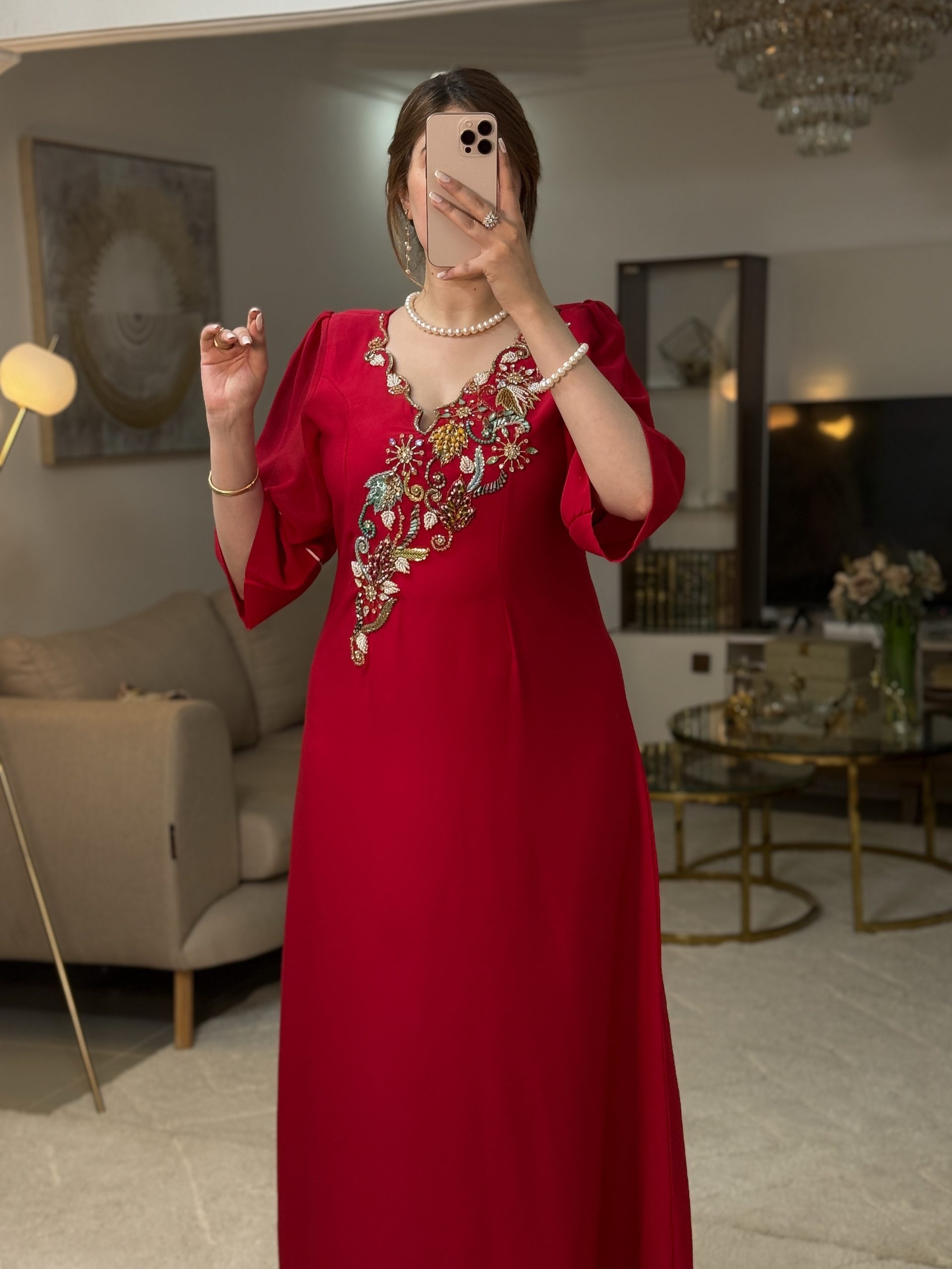فستان رقة احمر - Image 4