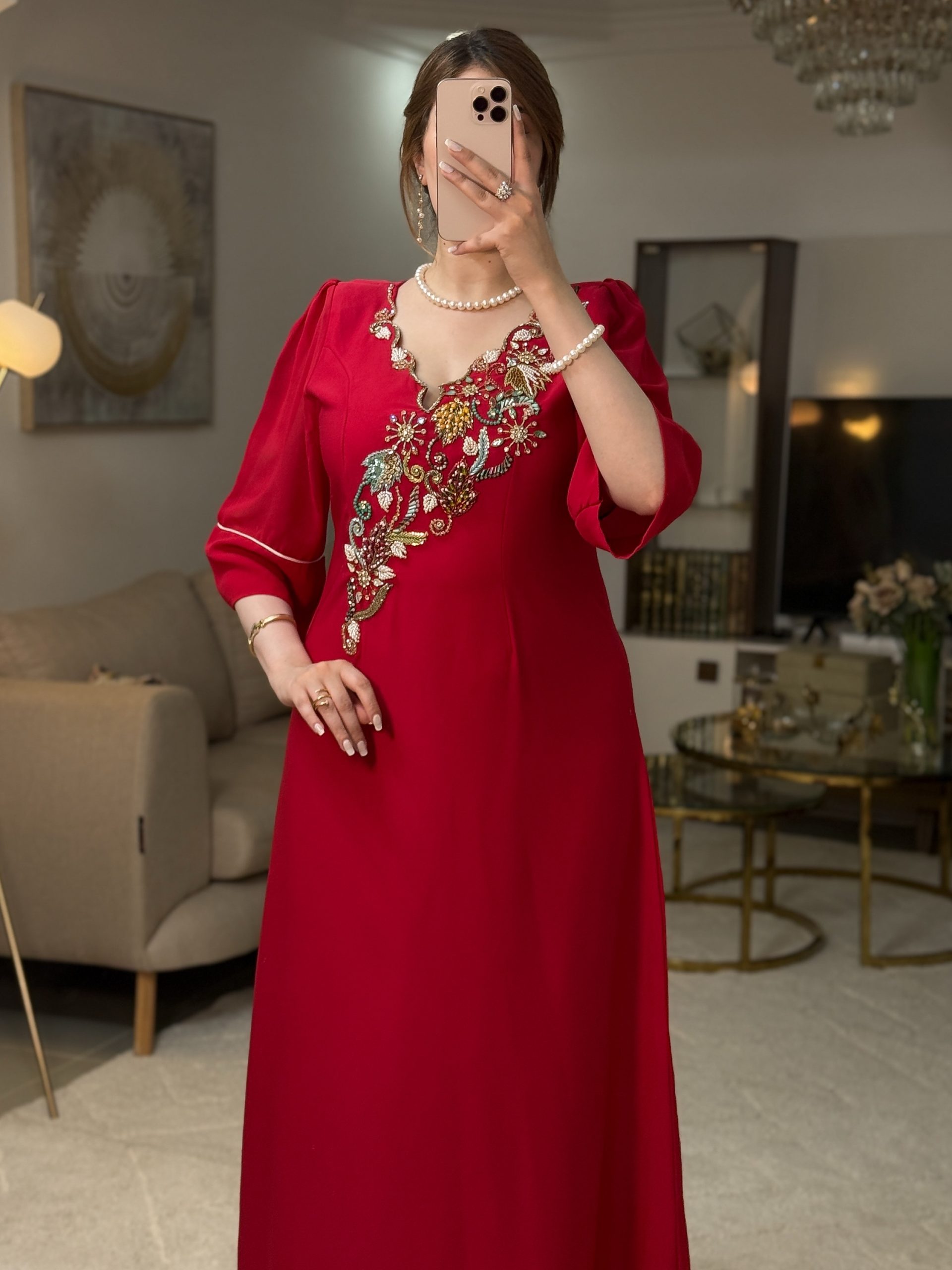 فستان رقة احمر - Image 3